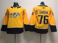 Men's Nashville Predators P.K. Subban #76 Gold Home Breakaway Jerseys