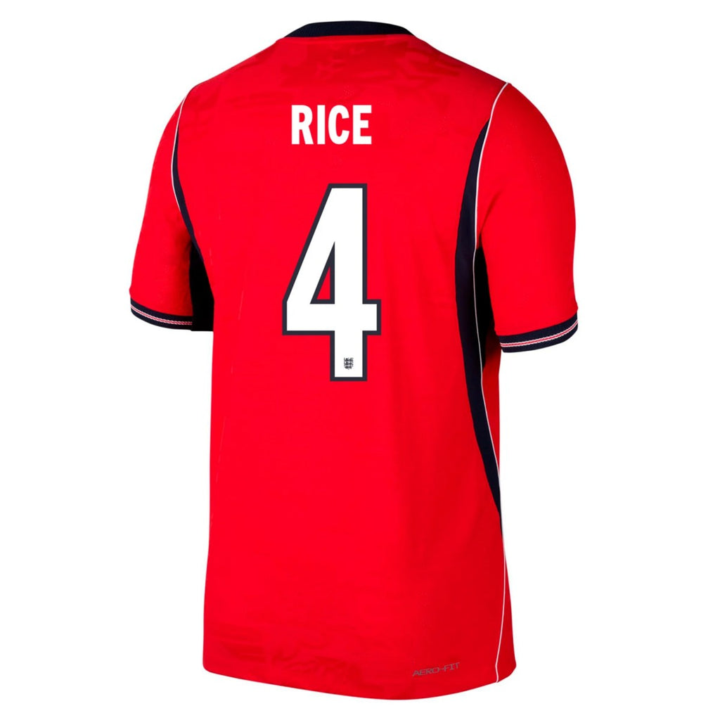 Rice #4 England Away Match Jersey Player Version World Cup 2026 Front