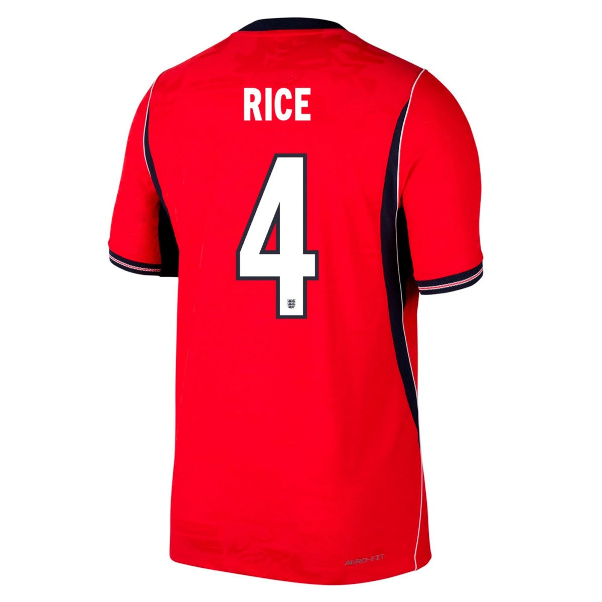 Rice #4 England Away Match Jersey Player Version World Cup 2026 Front