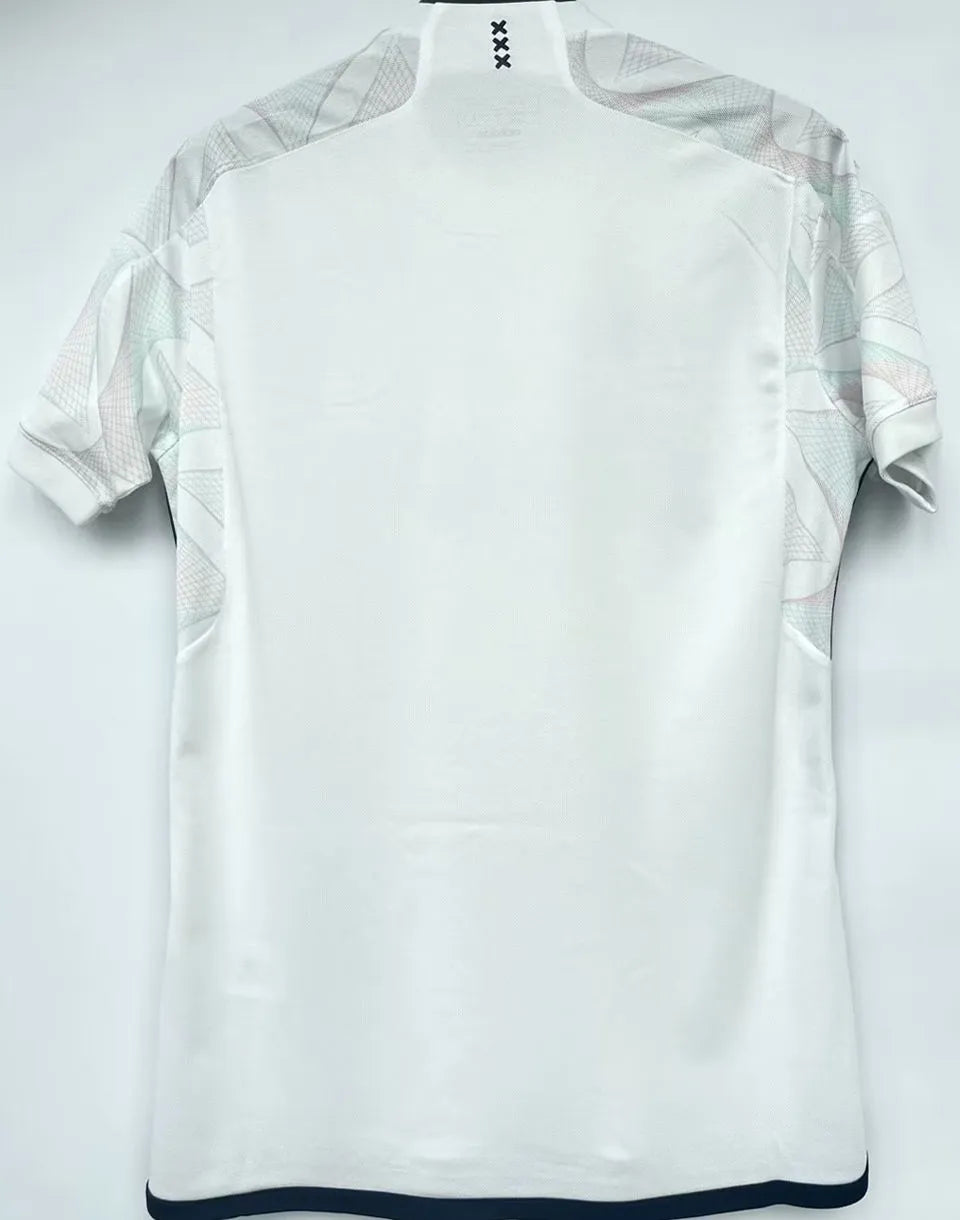 2023/24 AA 1:1 Quality Away White Fans Soccer Jersey Back