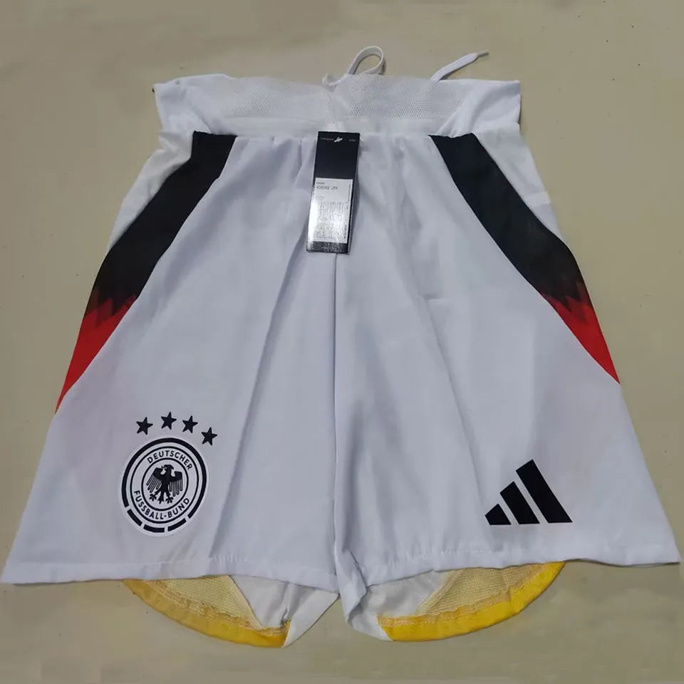 1992 Germany Home White Retro Soccer Jersey Detail 4