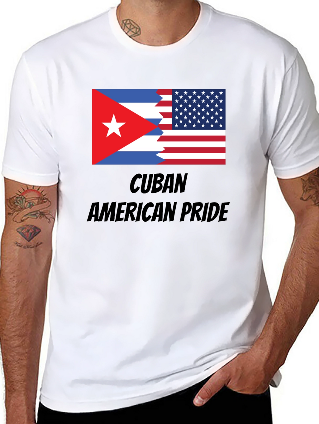 Cuban American Pride Graphic T-Shirt