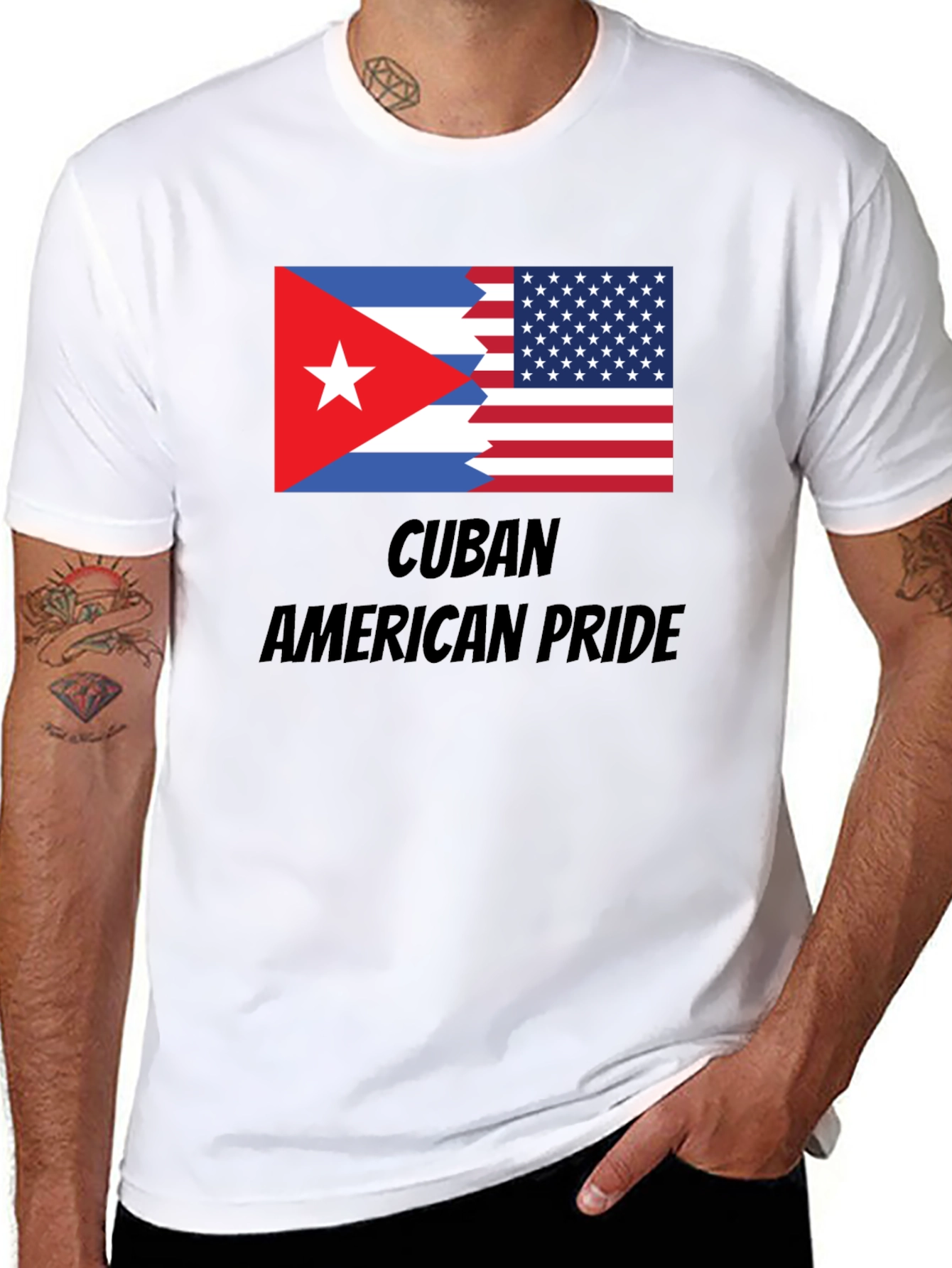 Cuban American Pride Graphic T-Shirt