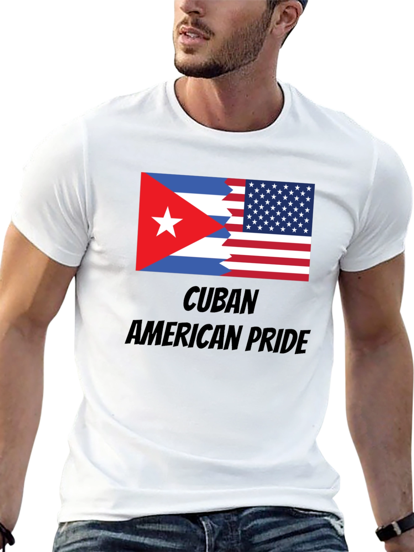 Cuban American Pride Graphic T-Shirt