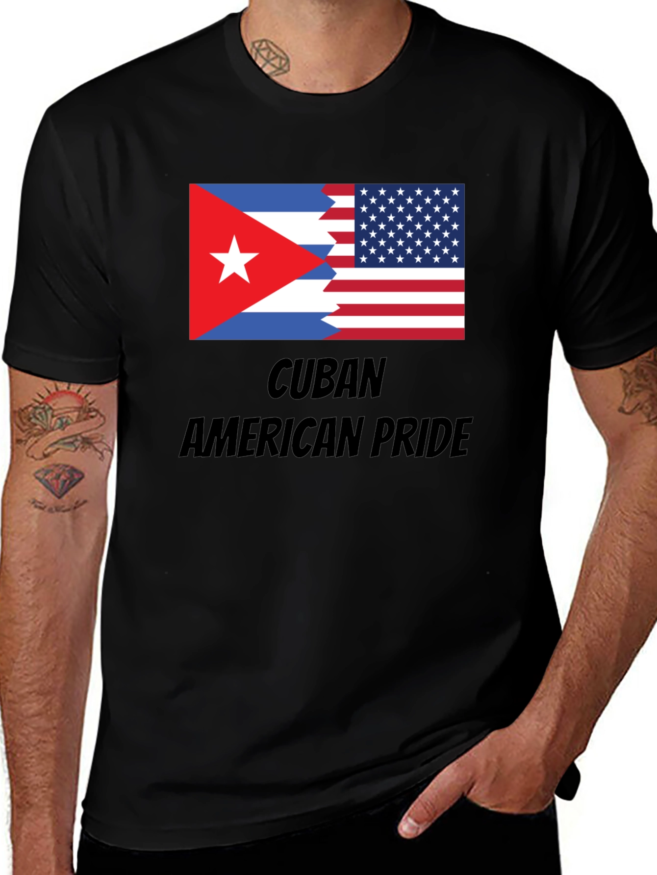 Cuban American Pride Graphic T-Shirt