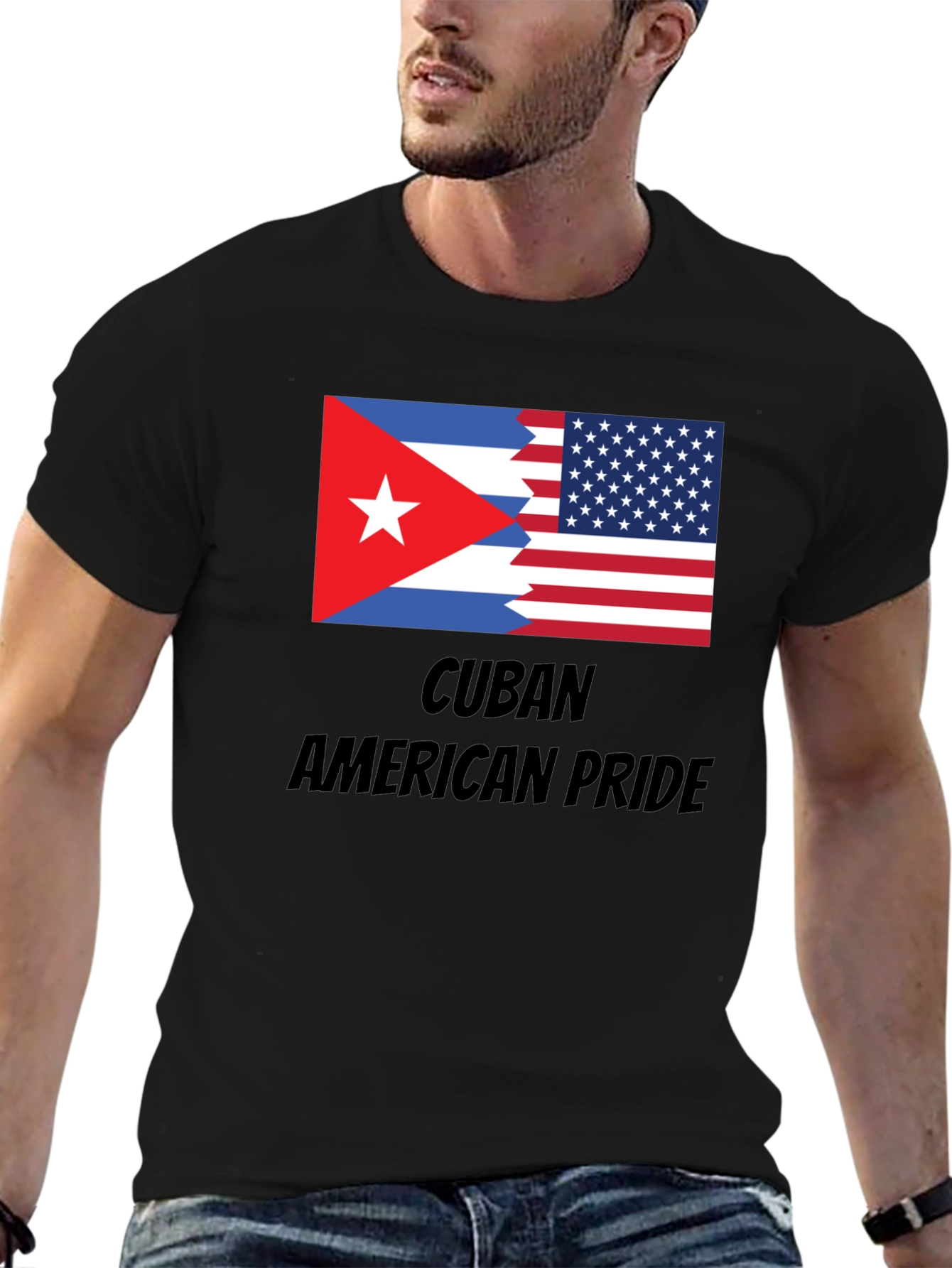 Cuban American Pride Graphic T-Shirt