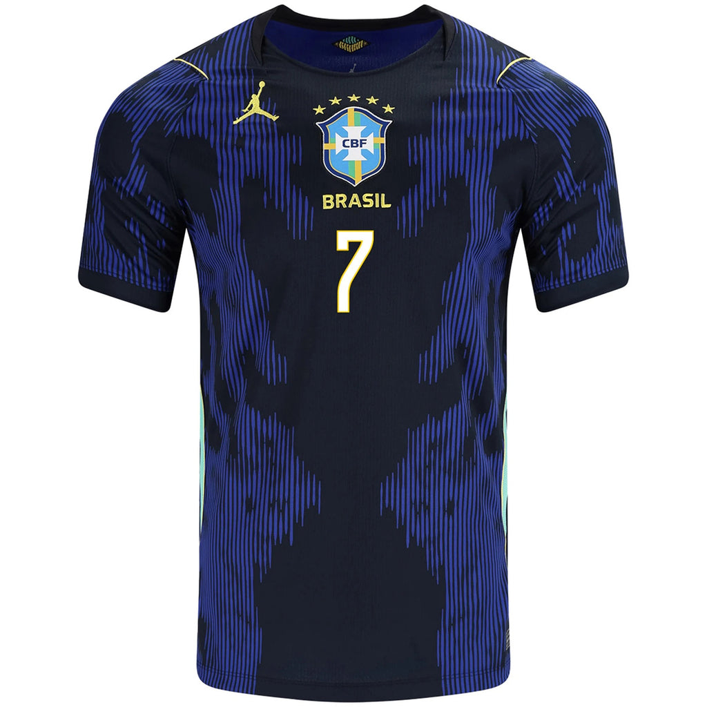 Vini Jr. #7 Brazil Away Jersey World Cup 2026 Back