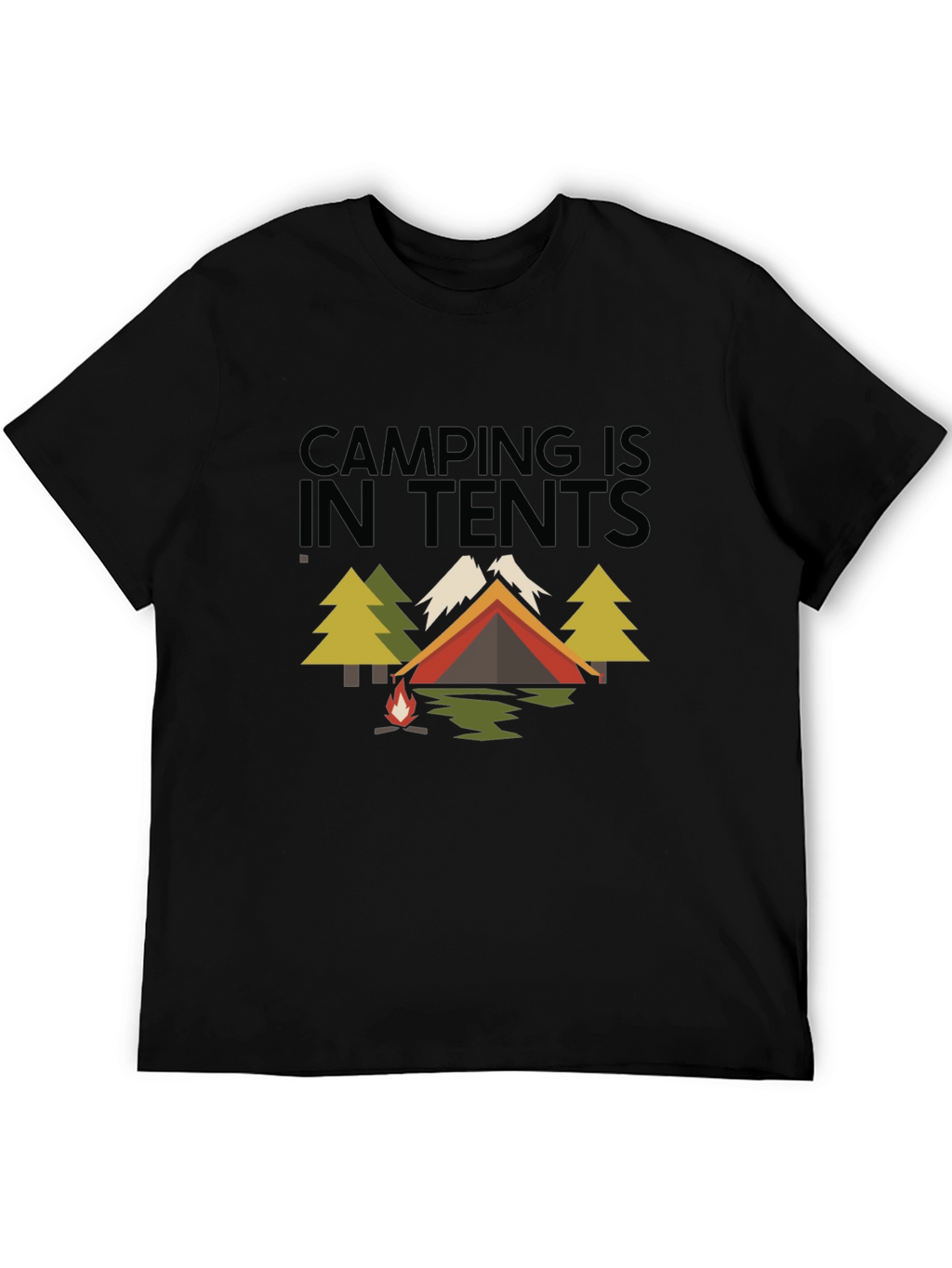 Camping in Tents Graphic Tee - Adventure Ready