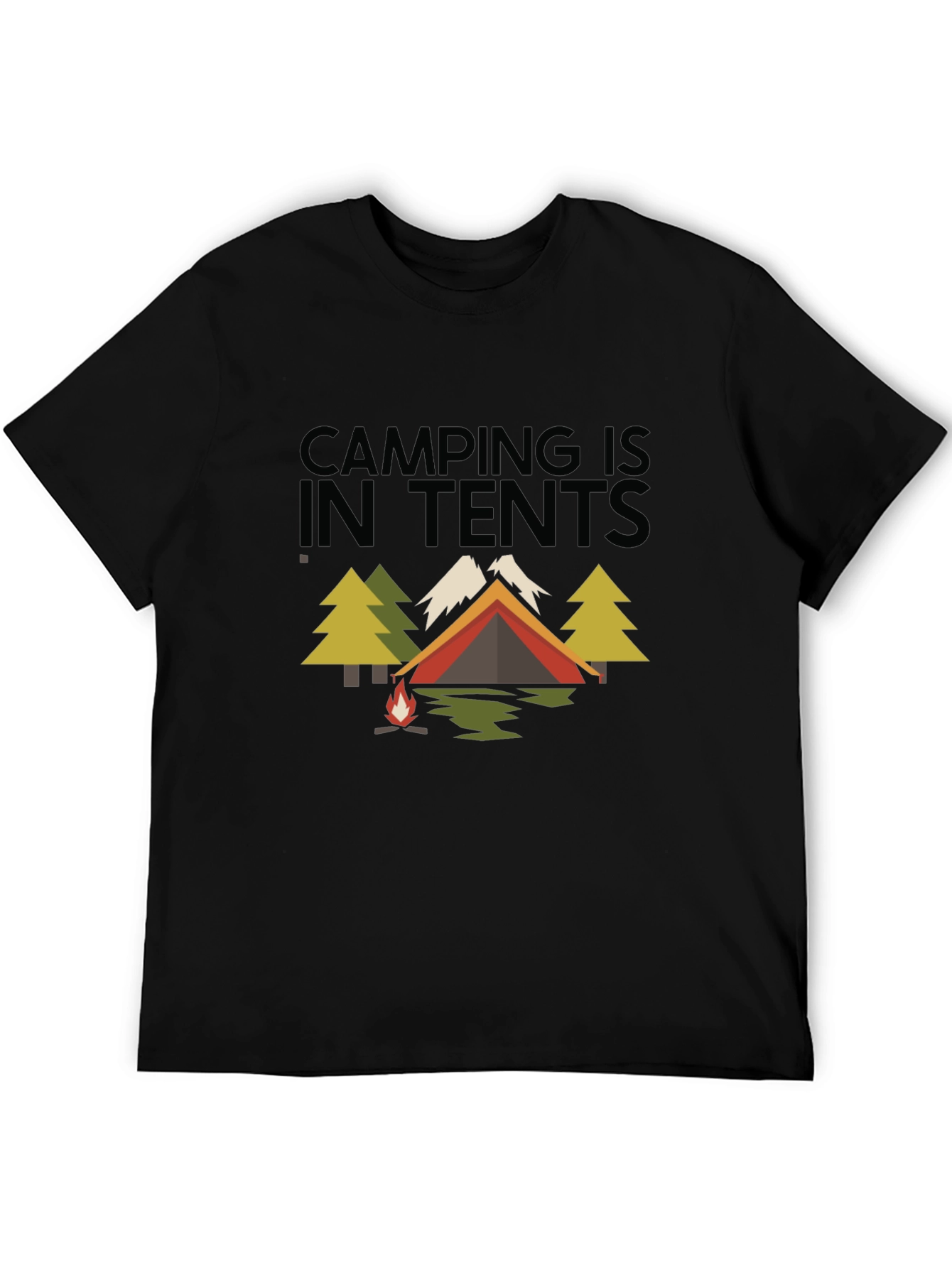 Camping in Tents Graphic Tee - Adventure Ready