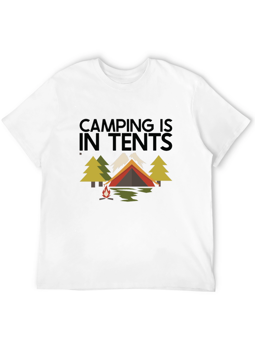 Camping in Tents Graphic Tee - Adventure Ready