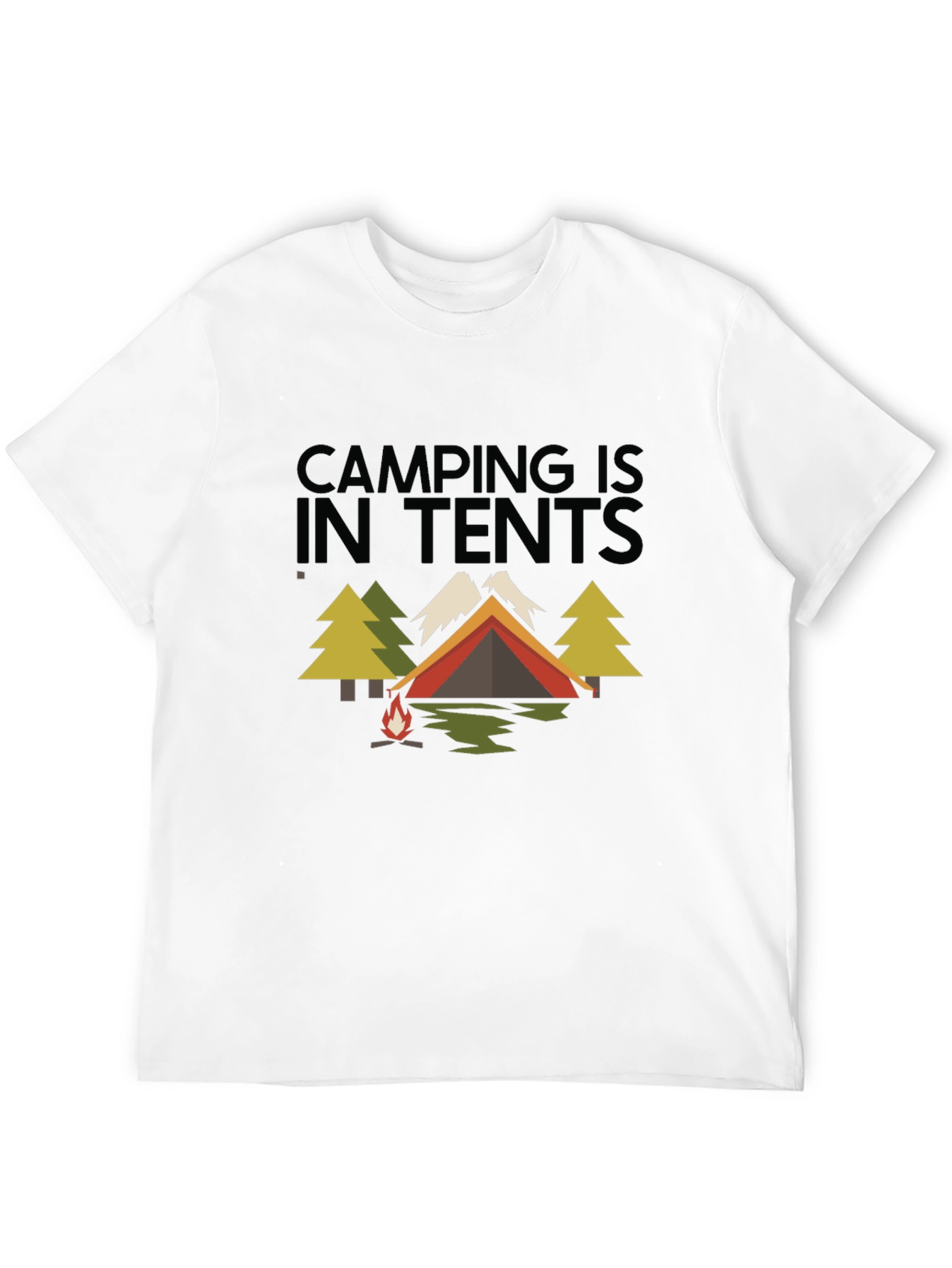 Camping in Tents Graphic Tee - Adventure Ready