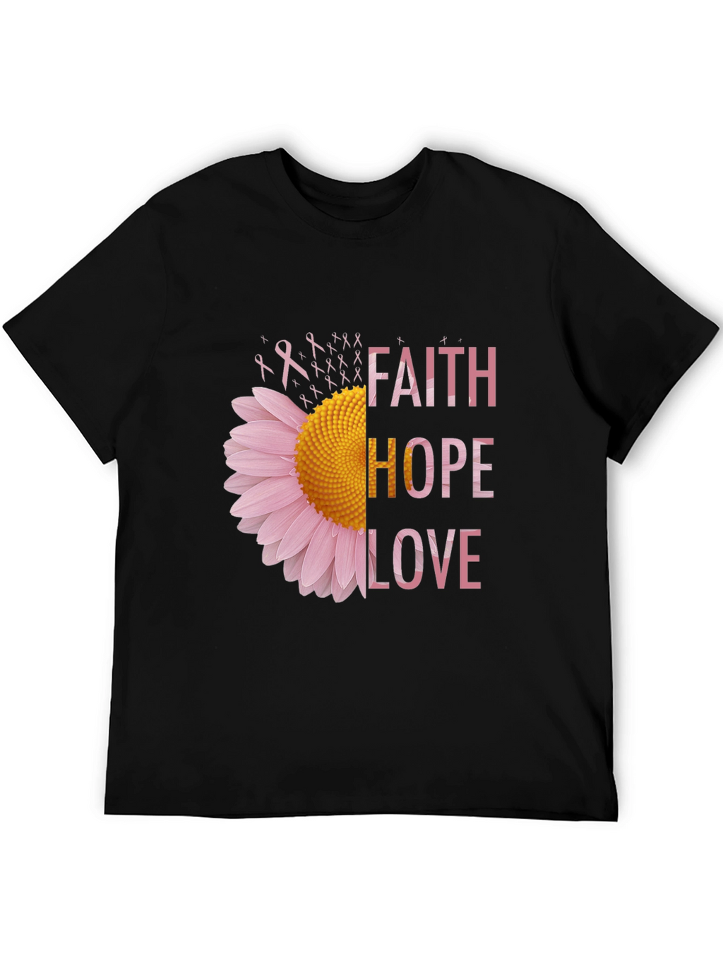 Faith Hope Love Sunflower Graphic Tee