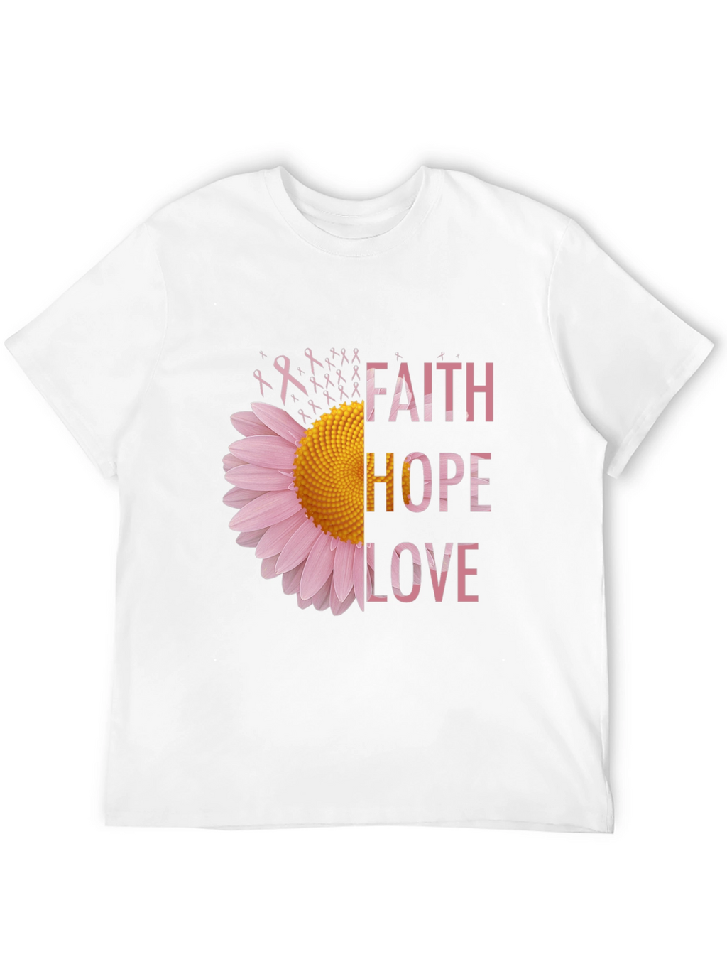 Faith Hope Love Sunflower Graphic Tee