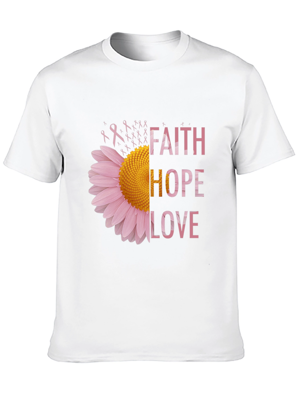 Faith Hope Love Sunflower Graphic Tee
