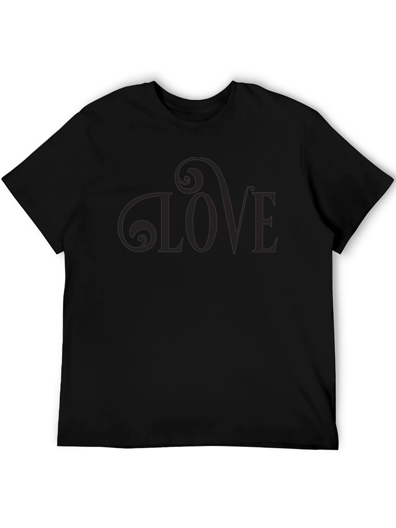Love Graphic Tee - Stylish & Comfortable Black T-Shirt