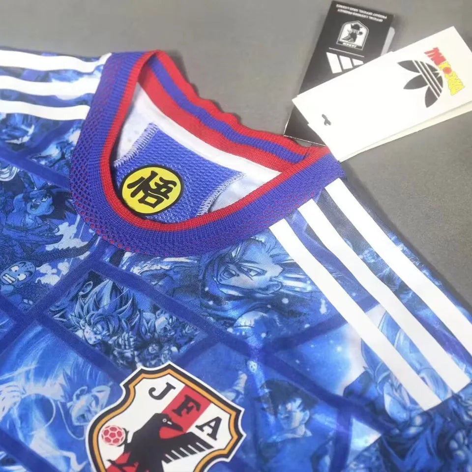 2024 Japan Dragon Ball Blue Player Version Jersey Detail 1