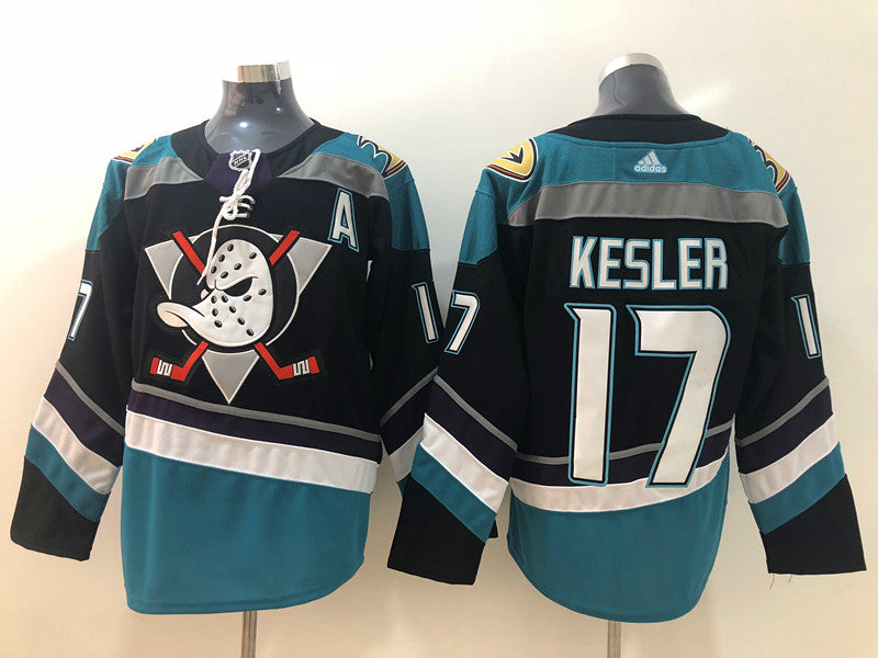 Men's Anaheim Ducks Ryan Kesler #17 Black Breakaway Player Jerseys
