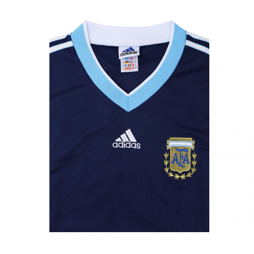 Retro Argentina Away Jersey World Cup 1998 Image 5