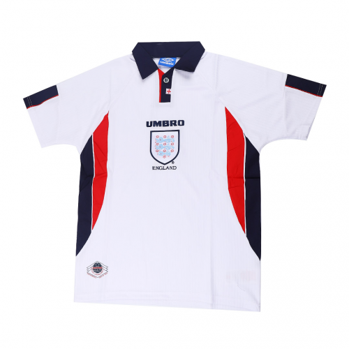Owen #20 Retro England Home Jersey World Cup 1998 Image 6