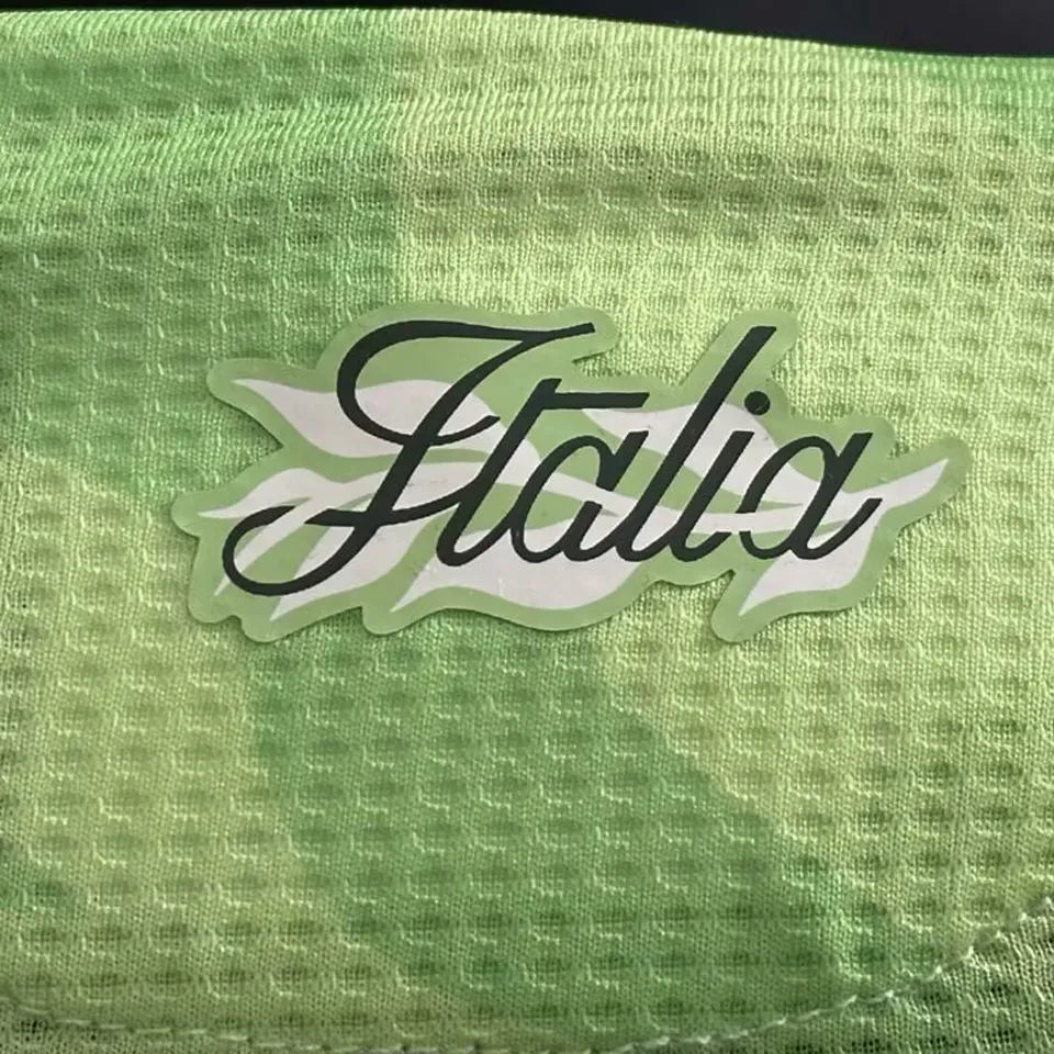 2025 Italy UEFA Women's Euro Green Away Player Version Soccer Jersey Detail 2