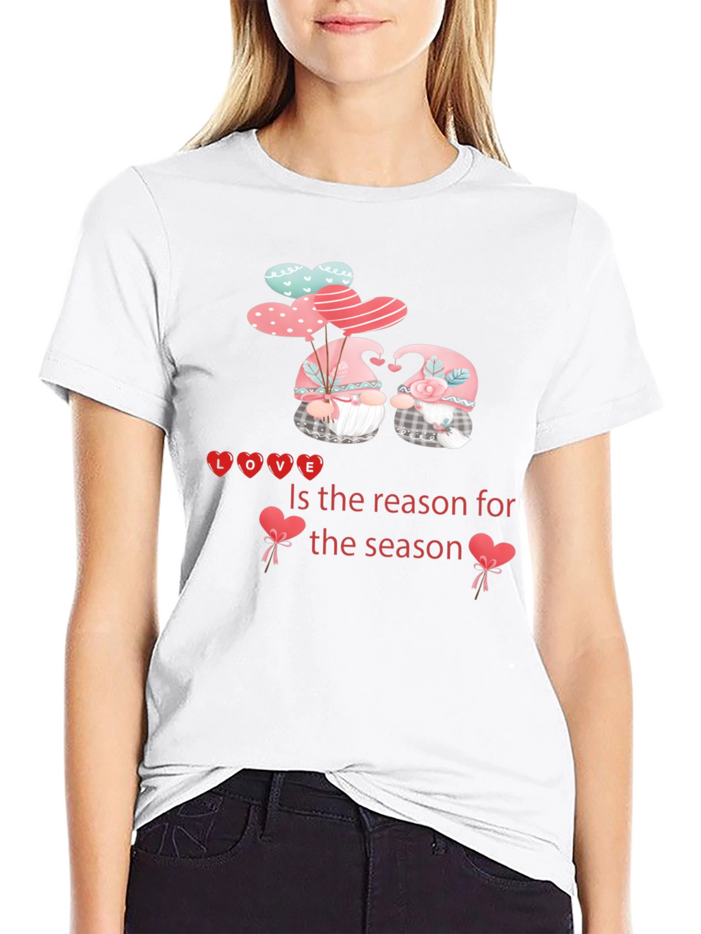 Love Season Graphic Tee - Valentines Day Gnomes