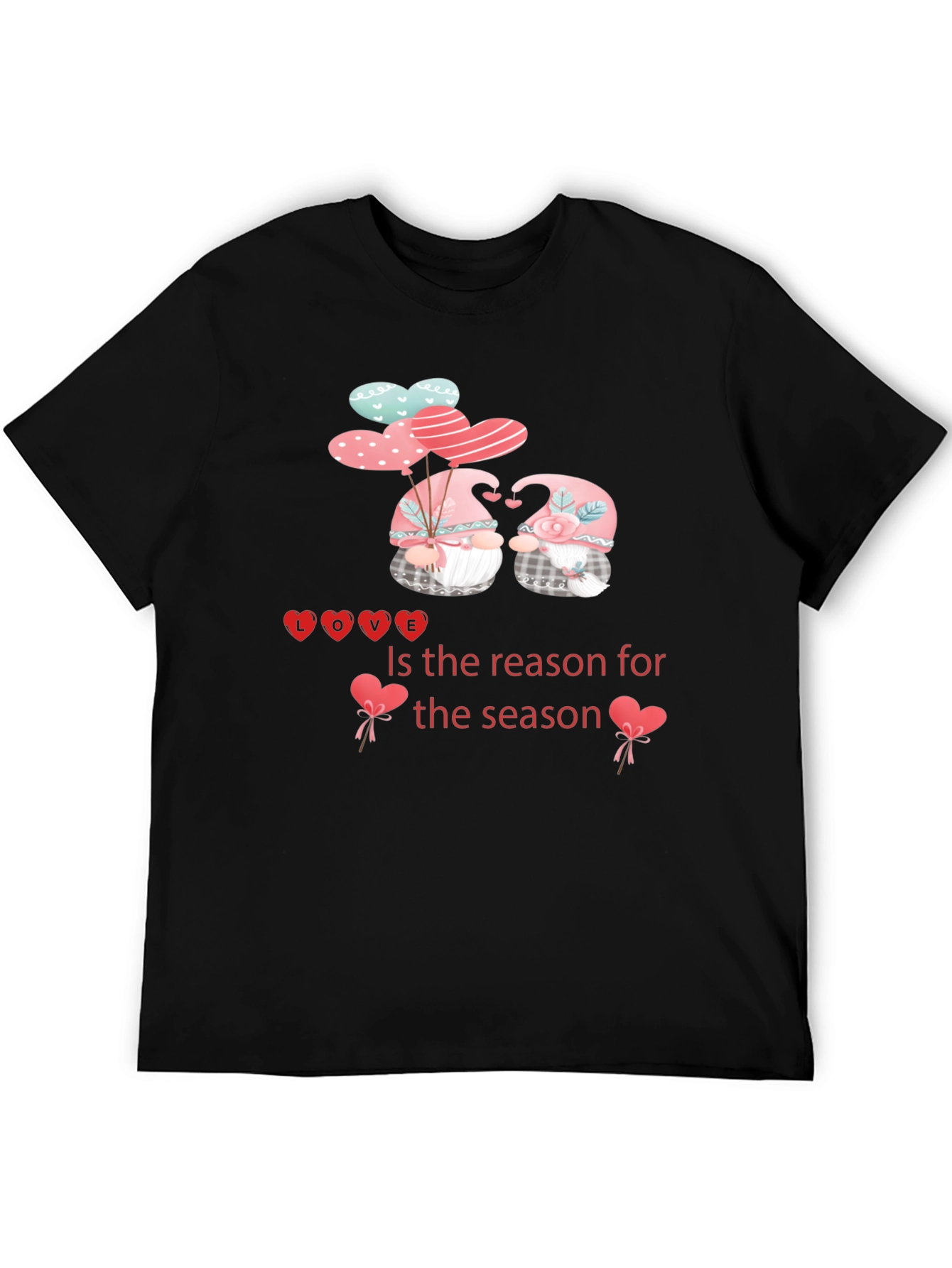 Love Season Graphic Tee - Valentines Day Gnomes