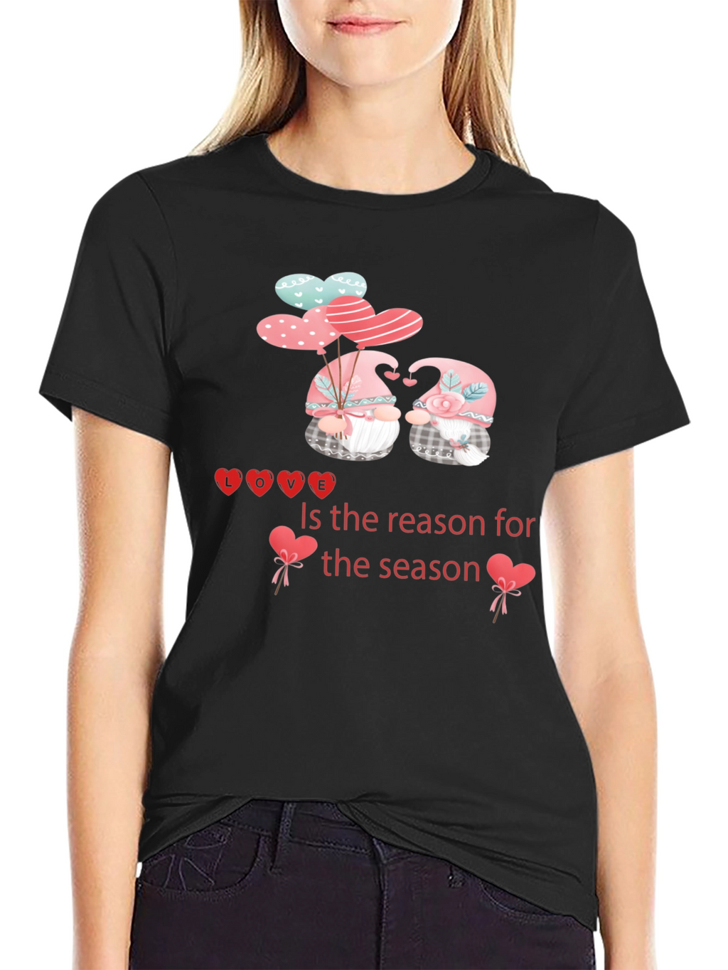 Love Season Graphic Tee - Valentines Day Gnomes