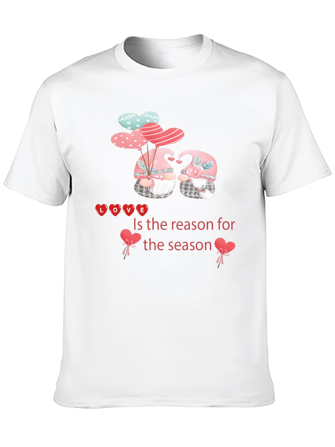 Love Season Graphic Tee - Valentines Day Gnomes