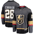 Men's Vegas Golden Knights William Carrier #28 Gray Alternate Breakaway Player Jerseys
