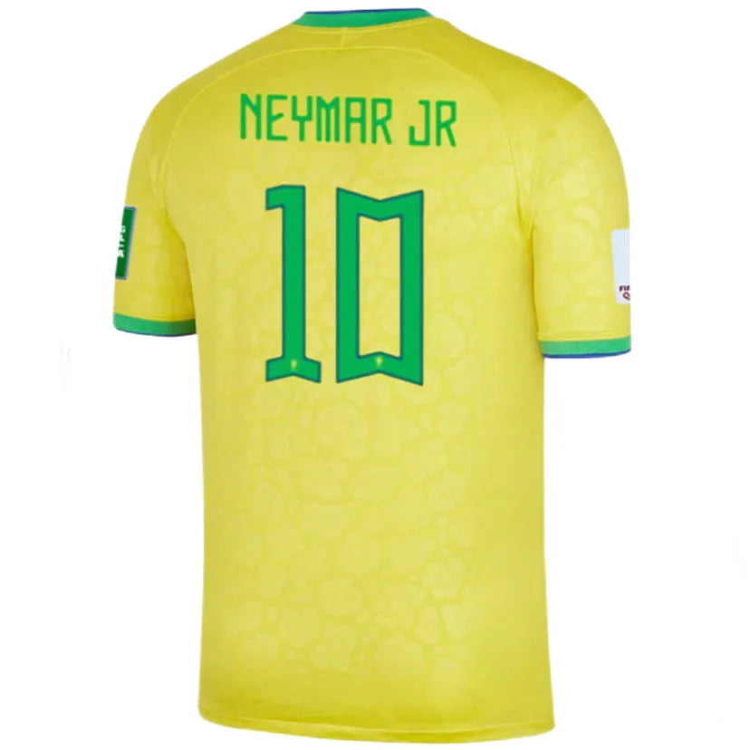 2022/23 Brazil Home Yellow Women Soccer Jersey Detail 4