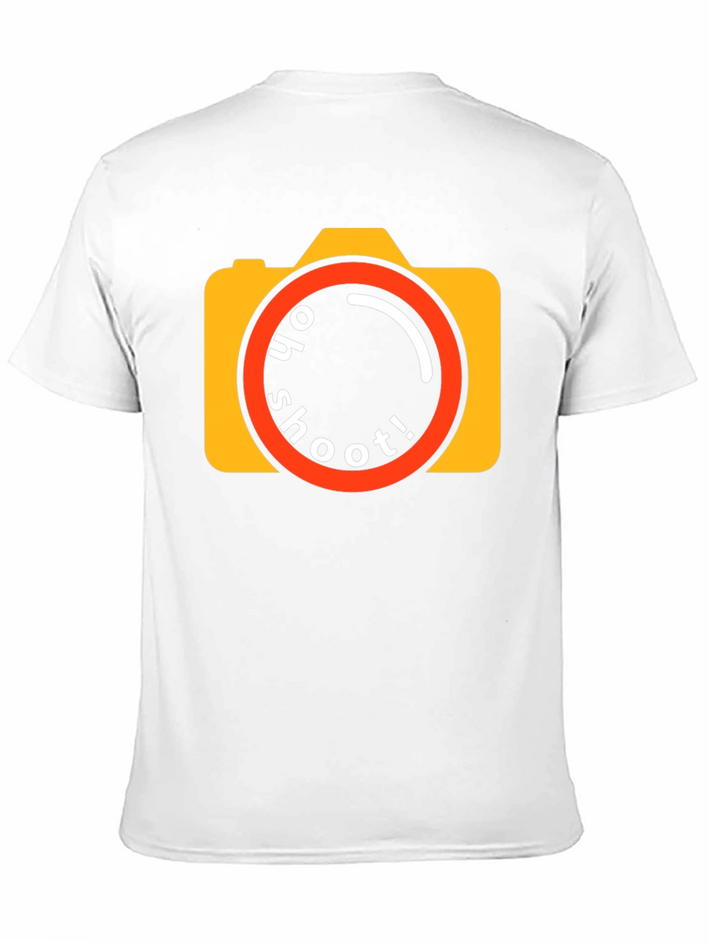 Oh Shoot! Camera Graphic Tee - Black Cotton T-Shirt