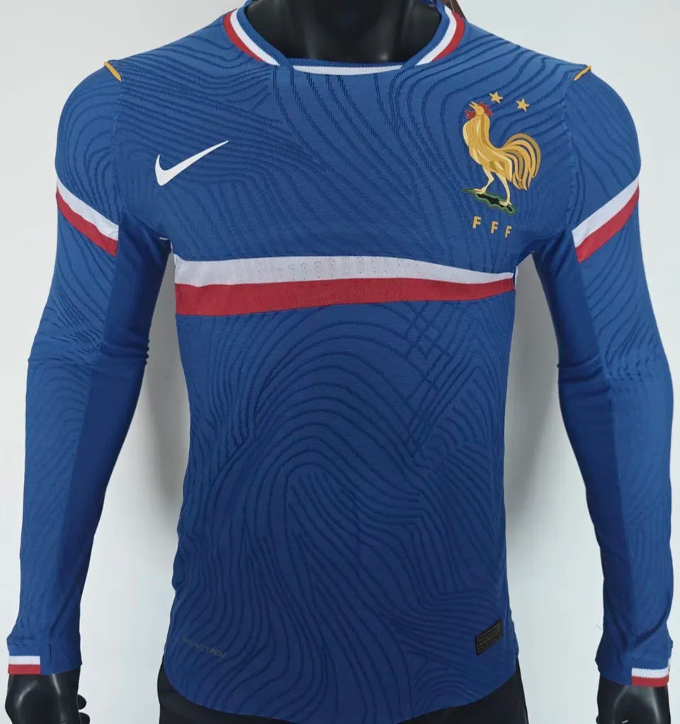 2026/27 France Special Edition Player Version Long Sleeve Soccer Jersey Front
