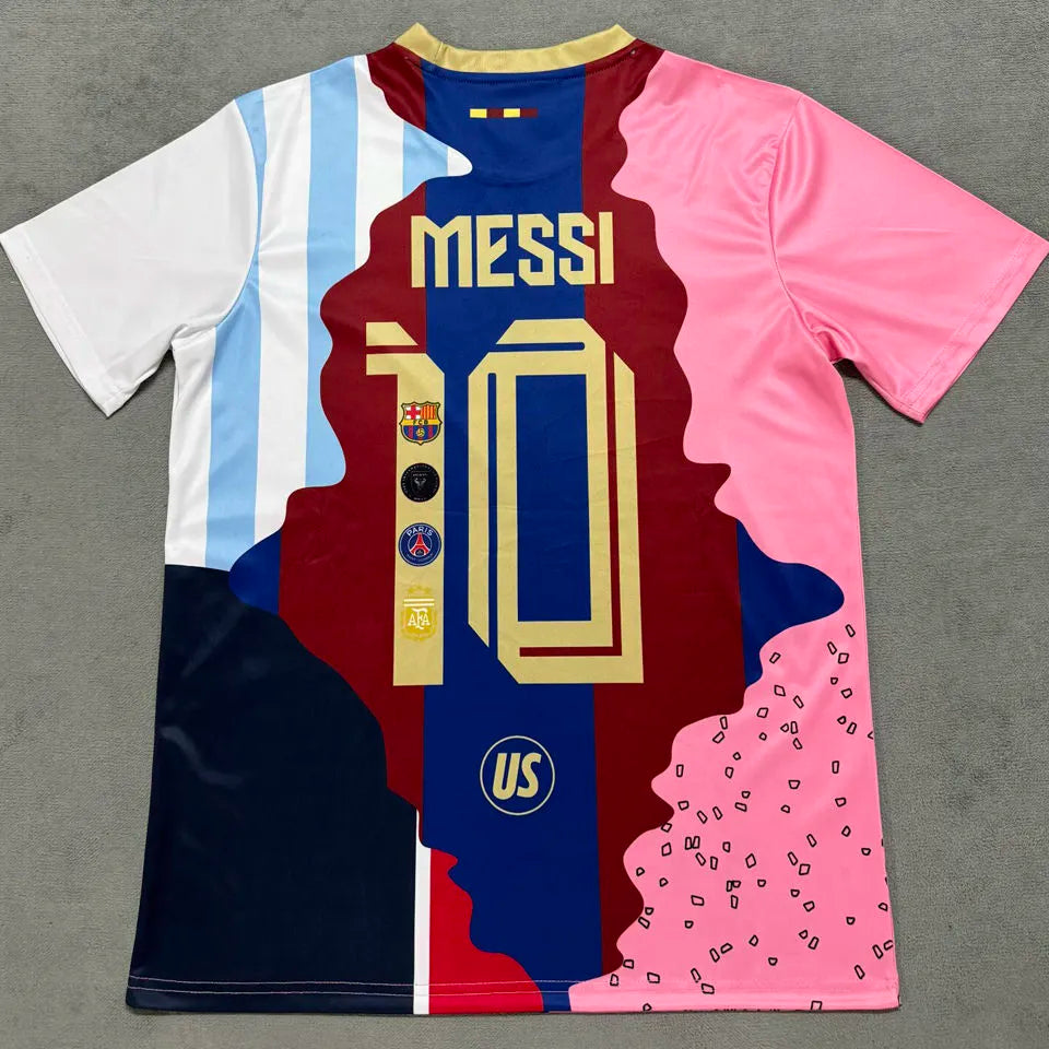 MESSI #10 Combine Version Fans Soccer Jersey Front