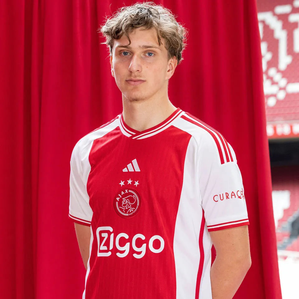 2023/24 AA 1:1 Quality Home Red Fans Soccer Jersey Detail 2