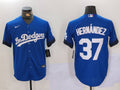 Men's Los Angeles Dodgers Teoscar Hernandez #37 Royal Game Jerseys