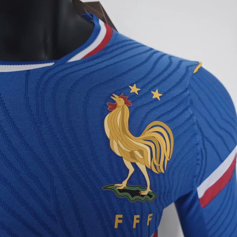 2026/27 France Special Edition Player Version Long Sleeve Soccer Jersey Detail 2