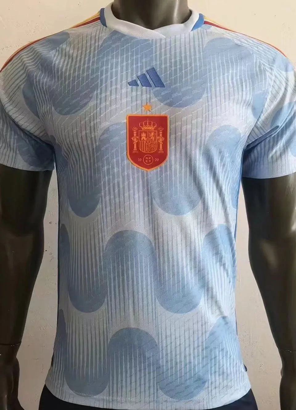 2022/23 Spain Away Player Version Soccer Jersey Front