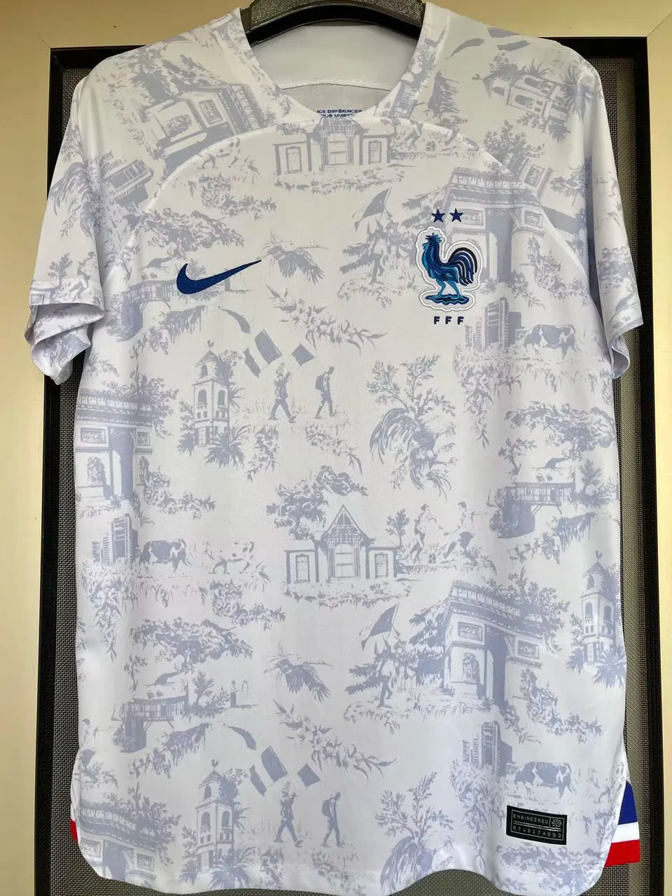 MBAPPE #10 France 1:1 Away White Fans Jersey 2022/23 ★★ Back