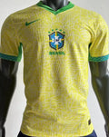 2024/25 Brazil Home Yellow Player Version Jersey Front