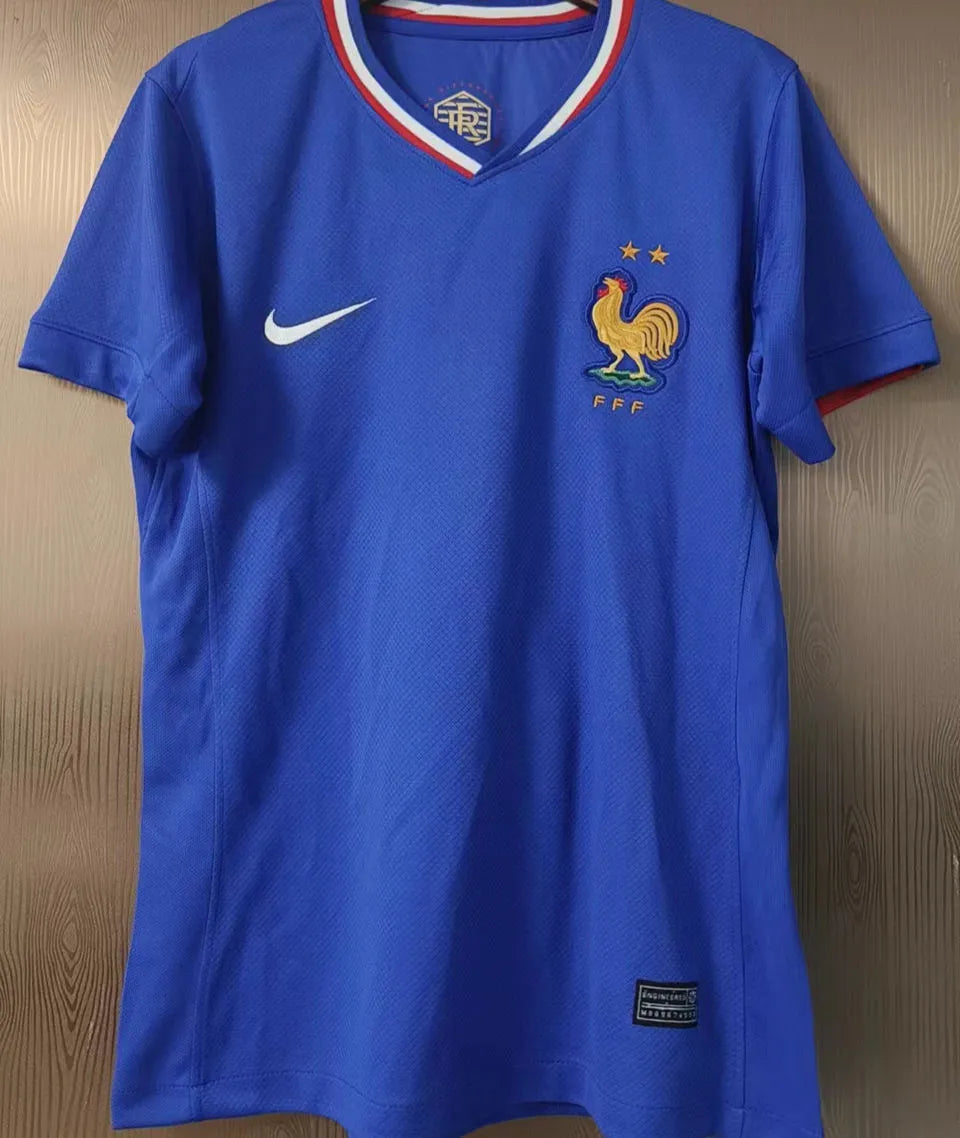 2024/25 France Home Blue Women Soccer Jersey Front