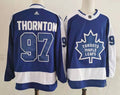Men's Toronto Maple Leafs Joe Thornton #97 Blue Player Jerseys