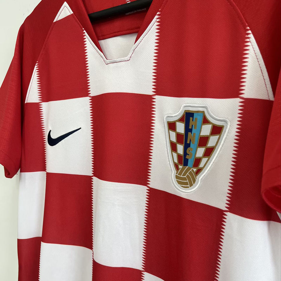 2018 Croatia Home Red White Retro Soccer Jersey Item NO.: 2146346 Detail 1
