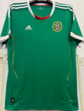 2011/12 Mexico Home Green Retro Soccer Jersey Front
