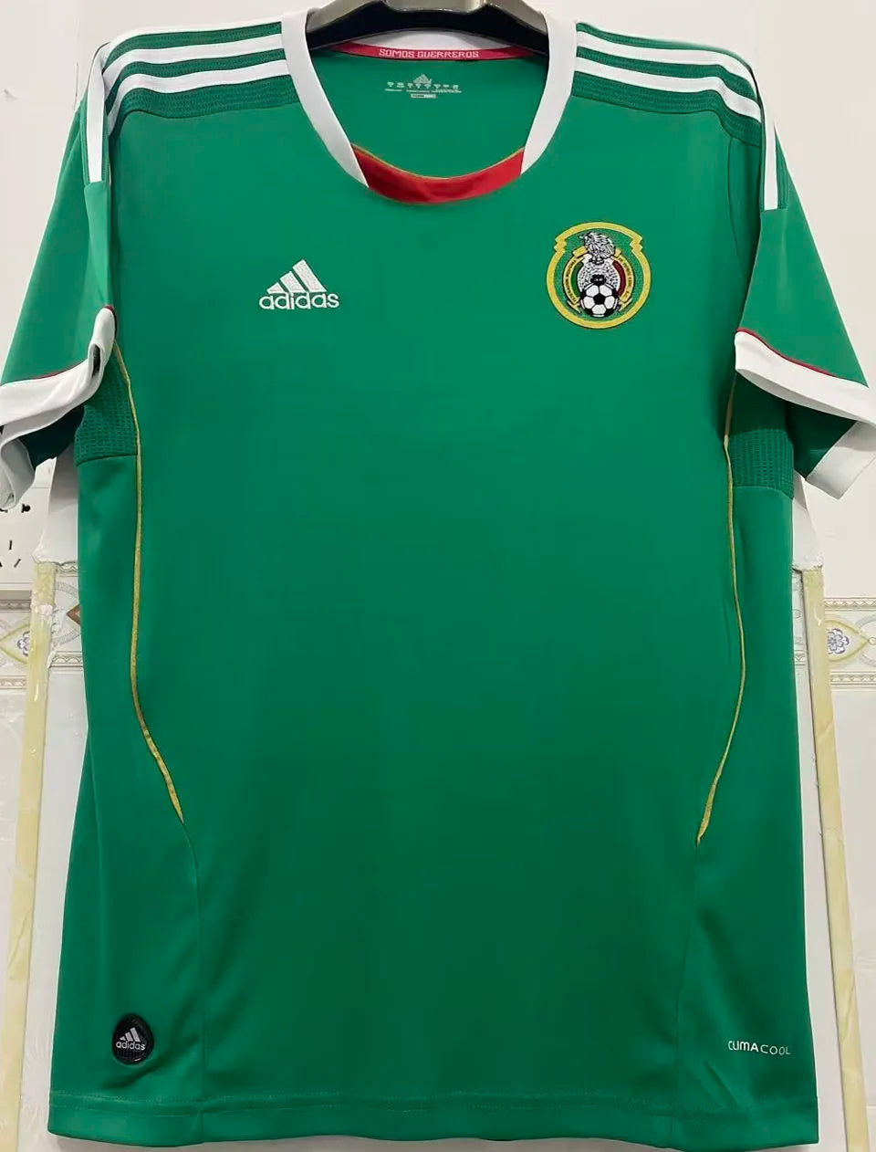 2011/12 Mexico Home Green Retro Soccer Jersey Front