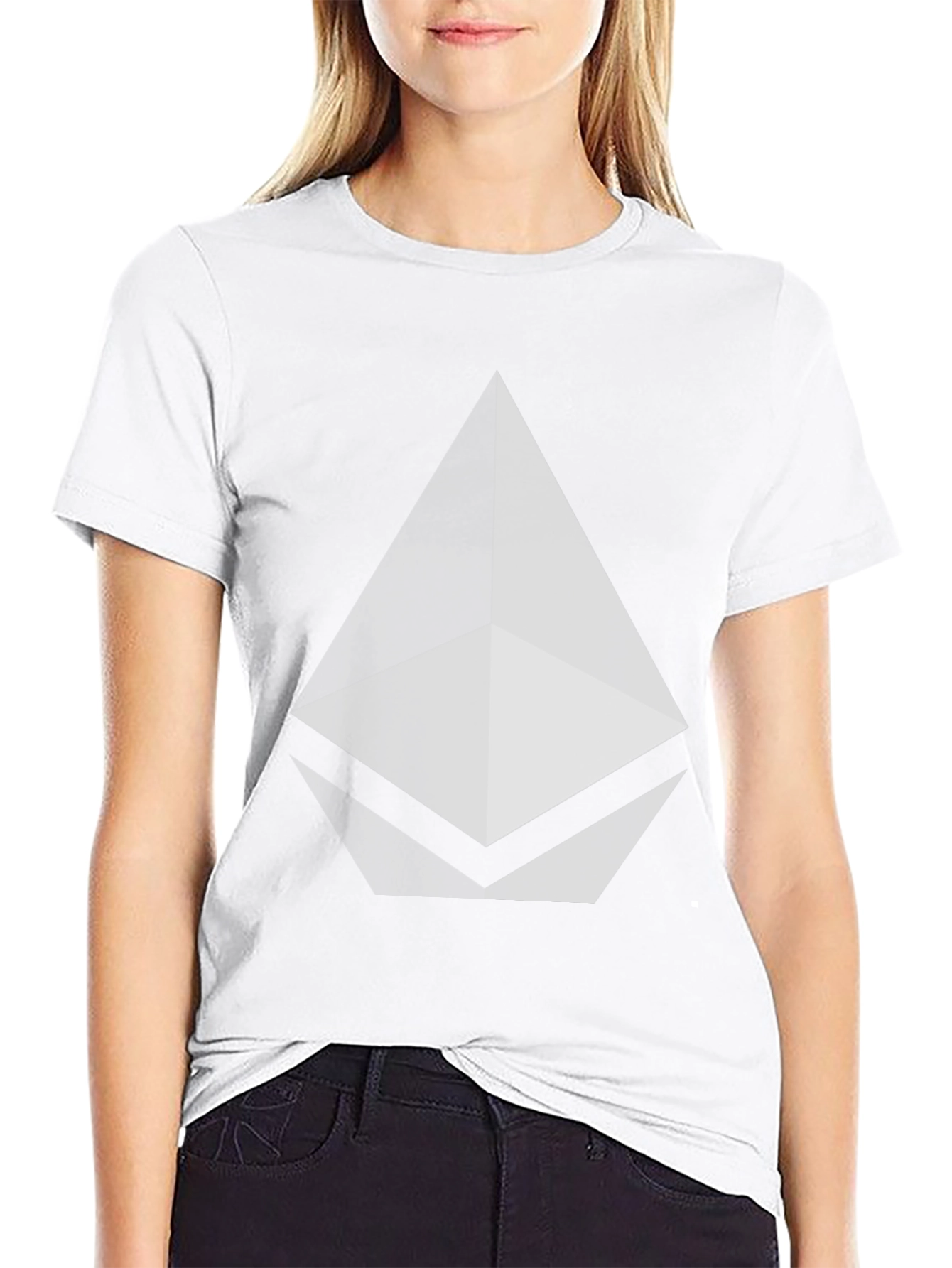 Ethereum Logo Black T-Shirt Crypto Currency Tee