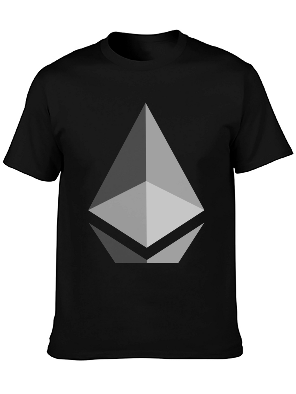 Ethereum Logo Black T-Shirt Crypto Currency Tee