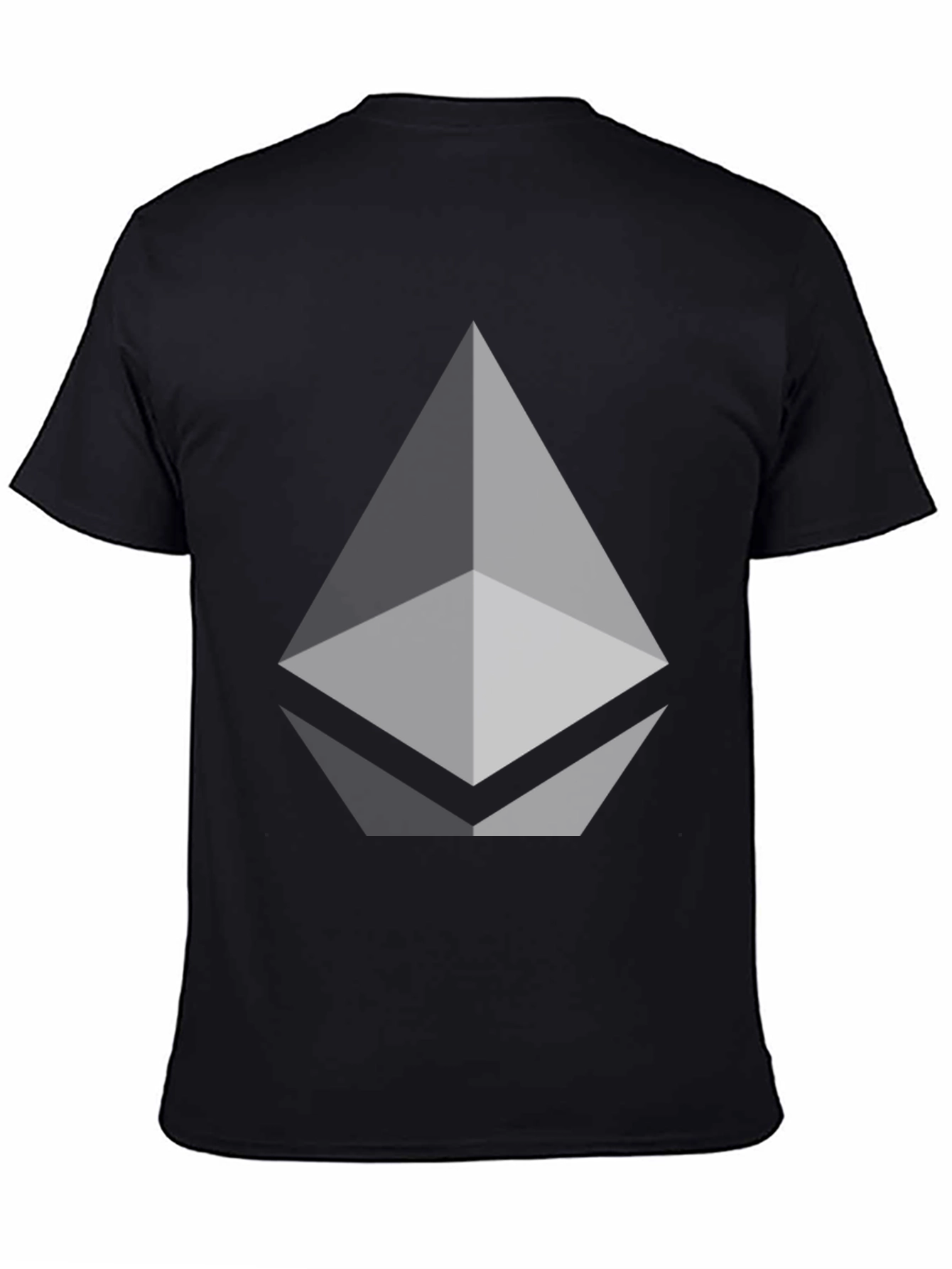 Ethereum Logo Black T-Shirt Crypto Currency Tee