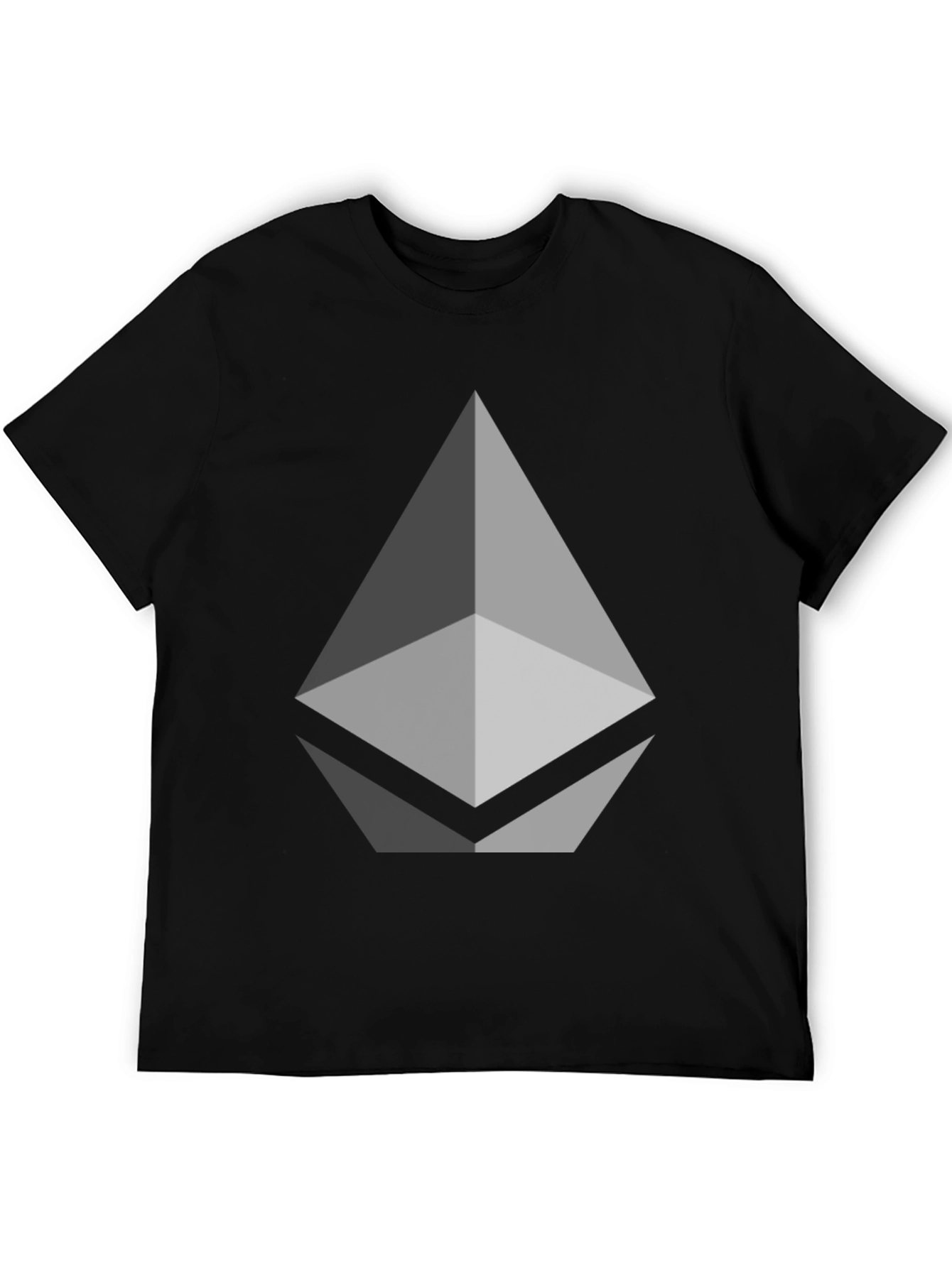 Ethereum Logo Black T-Shirt Crypto Currency Tee
