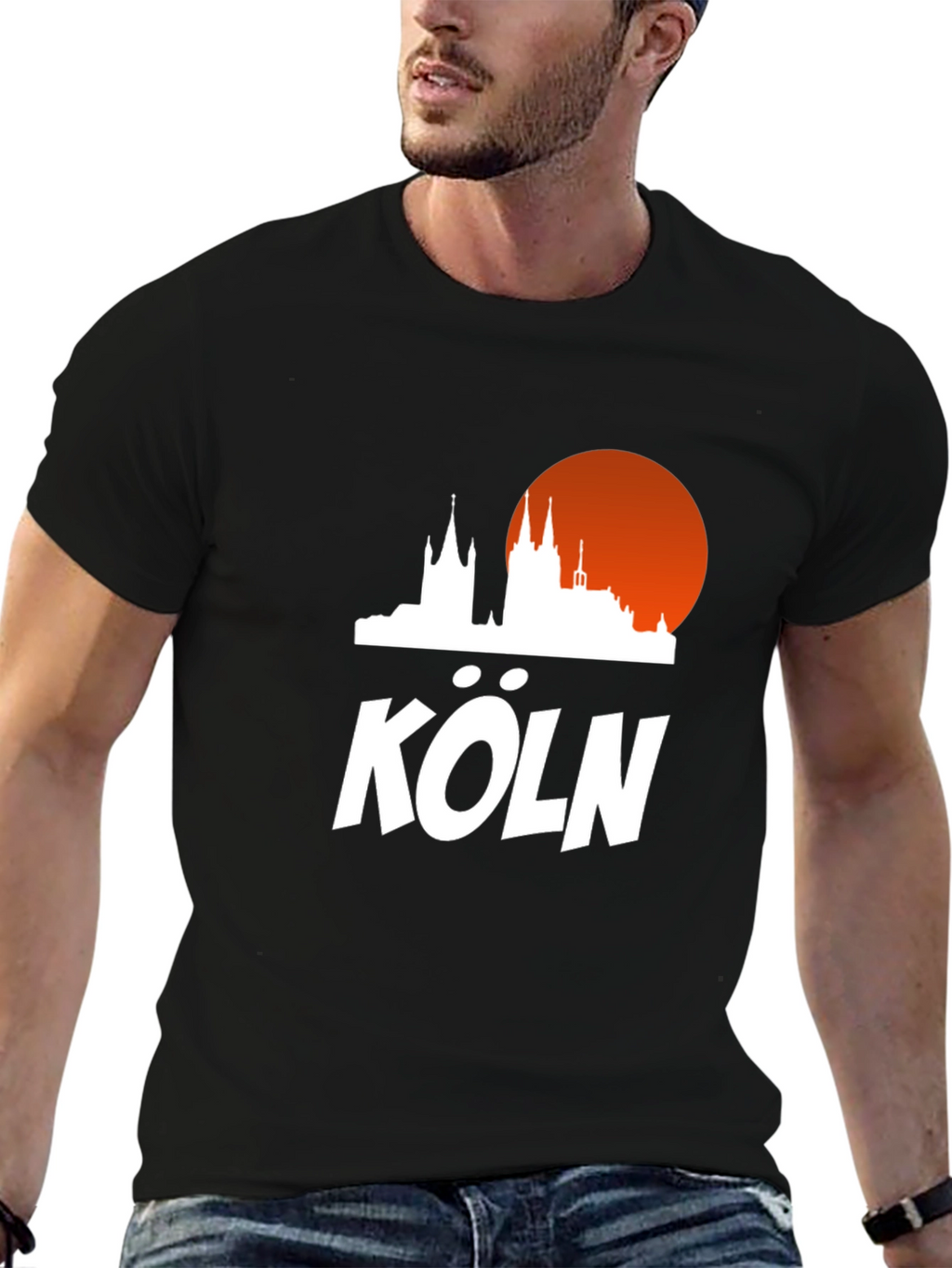 Köln Skyline Graphic Tee - Stylish City Pride T-Shirt