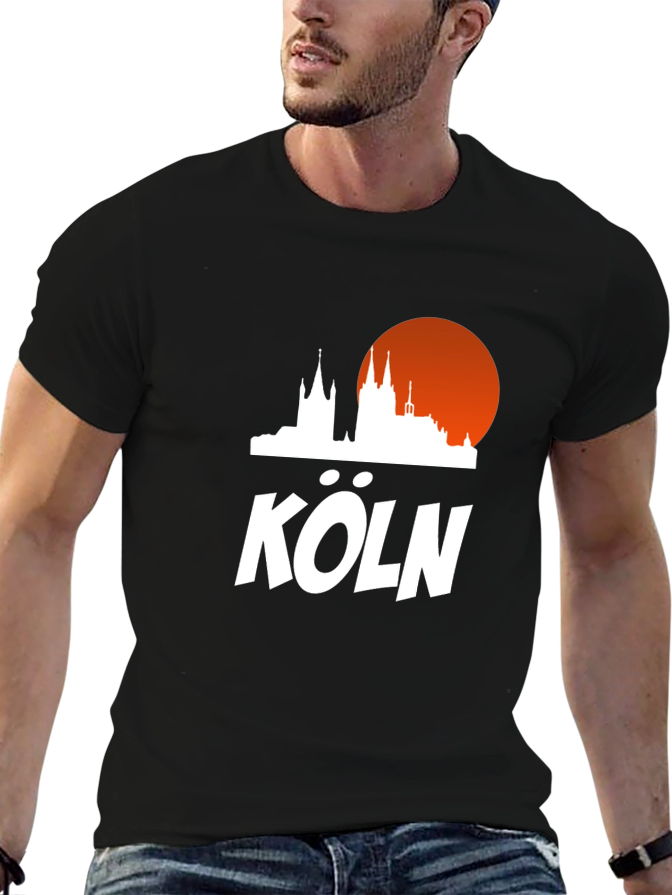 Köln Skyline Graphic Tee - Stylish City Pride T-Shirt